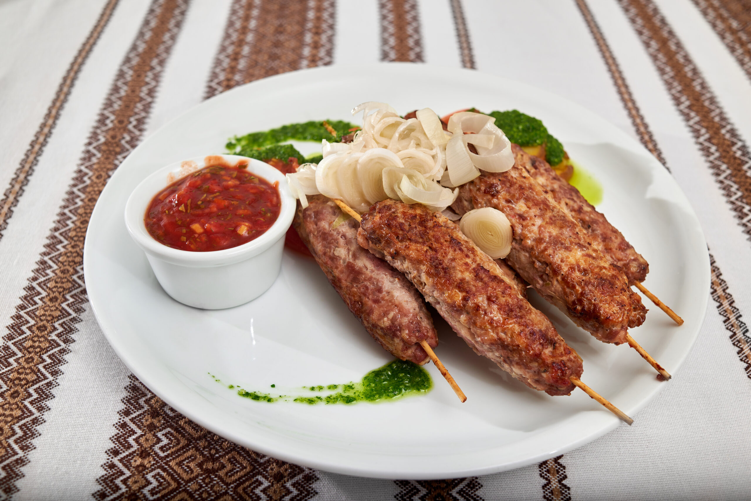Trio sheesh kebab